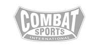 Gray logo with the text "COMBAT SPORTS INTERNATIONAL" in bold, stylized font enclosed in a shield-like shape.